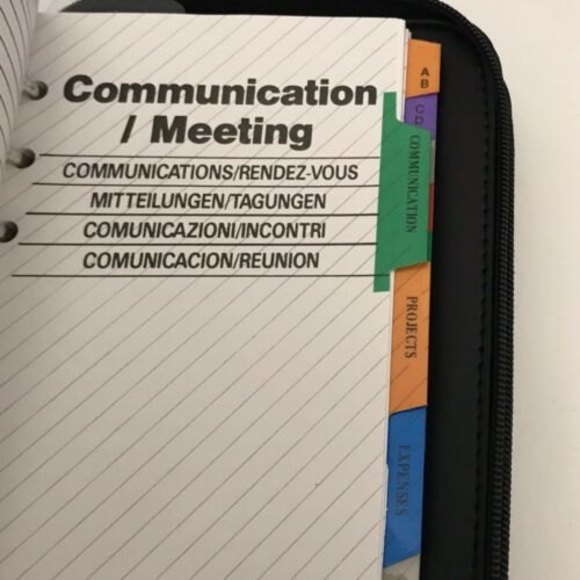 NEW!! Vintage KOYAL DOBAN Personal Organizer w/ Original Box - Picture 10 of 12